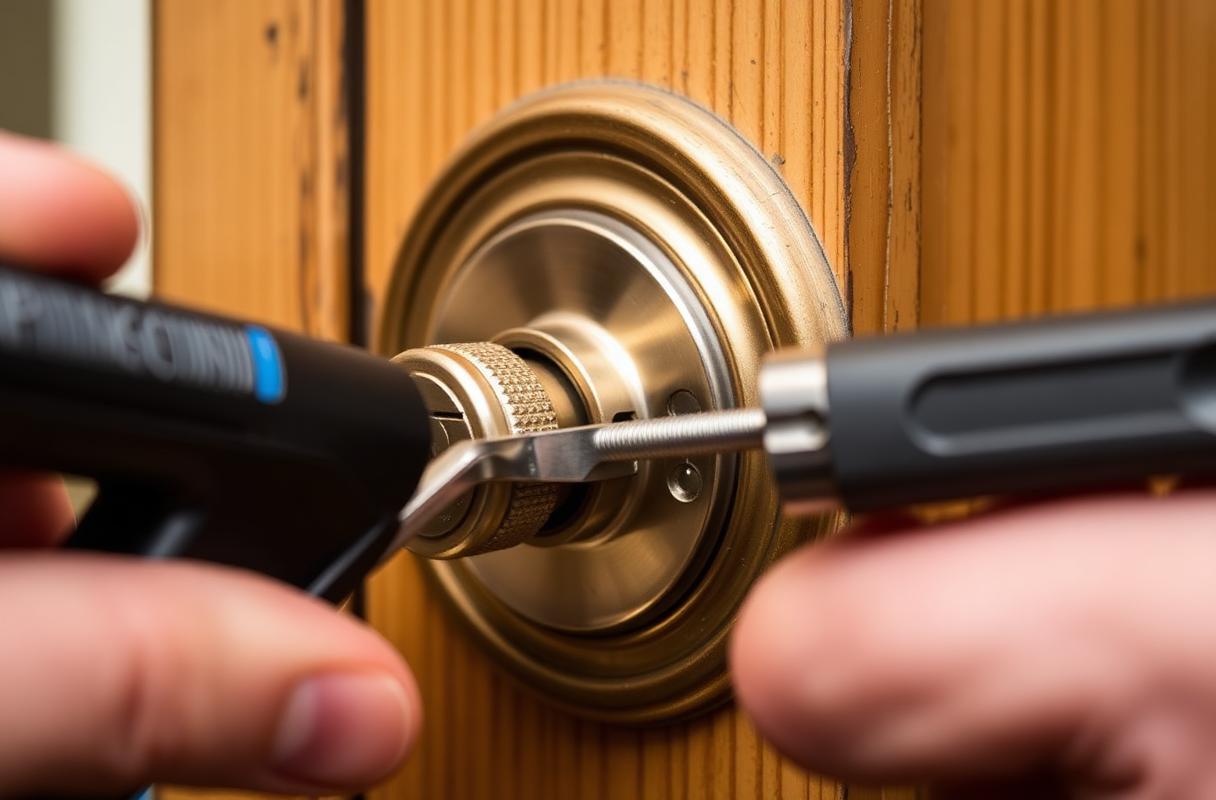 Residential locksmith work in Oak Park, photo 1